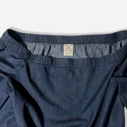 BLUSA DENIM OFF-SHOULDER | FADED GLORY | M