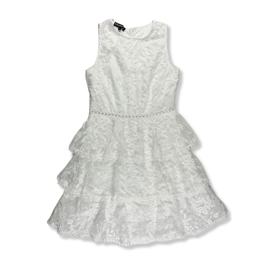 VESTIDO BLANCO BORDADO JUNIOR | EILLYBAZAR | TALLA L