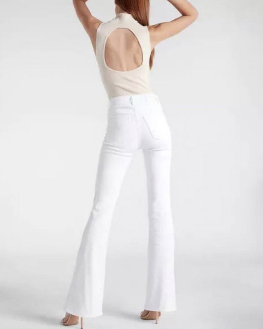 PANTALÓN BLANCO EXTREME HIGH RISE | EXPRESS | TALLA 0R