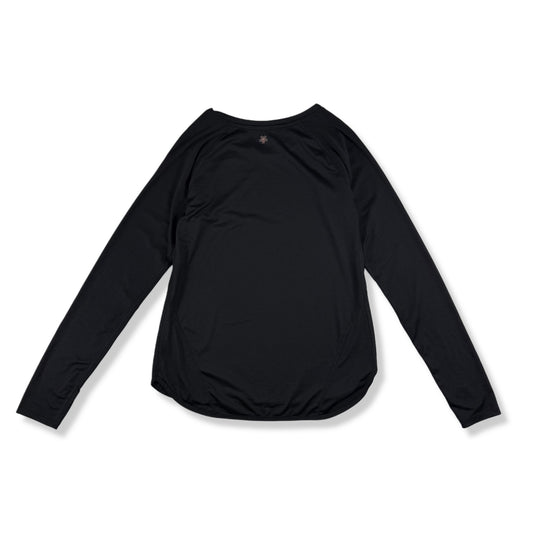 CAMISETA DEPORTIVA NEGRA MANGA LARGA | TEK GEAR | TALLA M