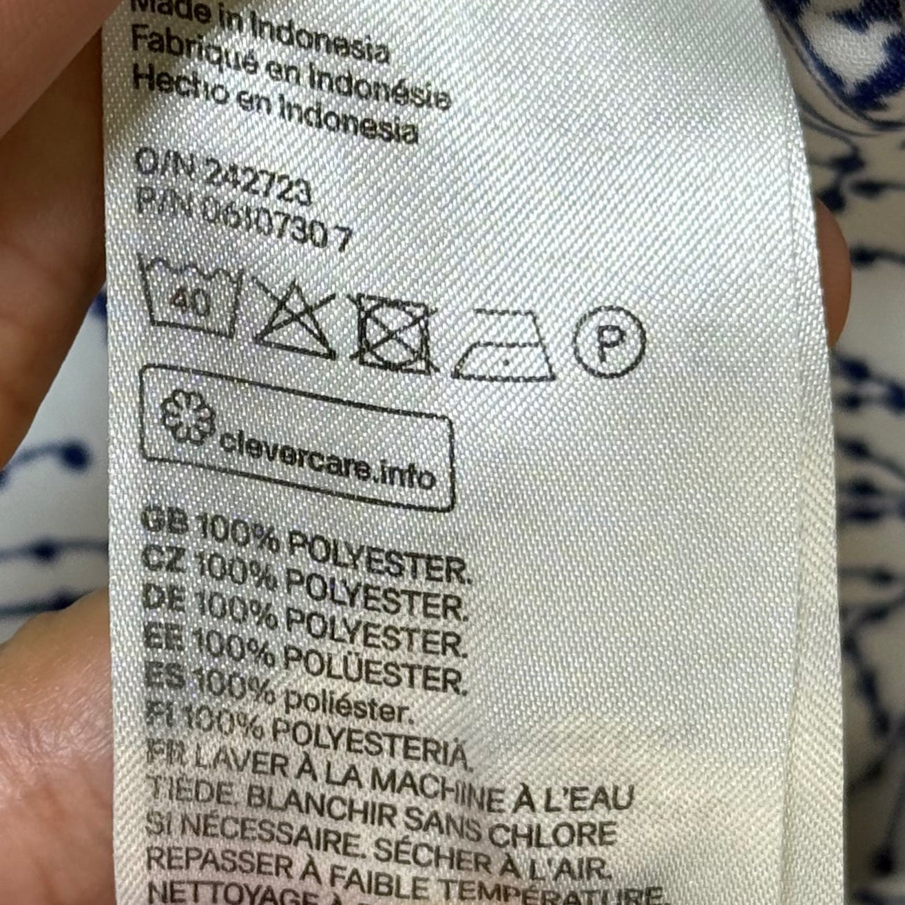 BLUSA CON ESTAMPADO FLORAL | H&M | TALLA 4