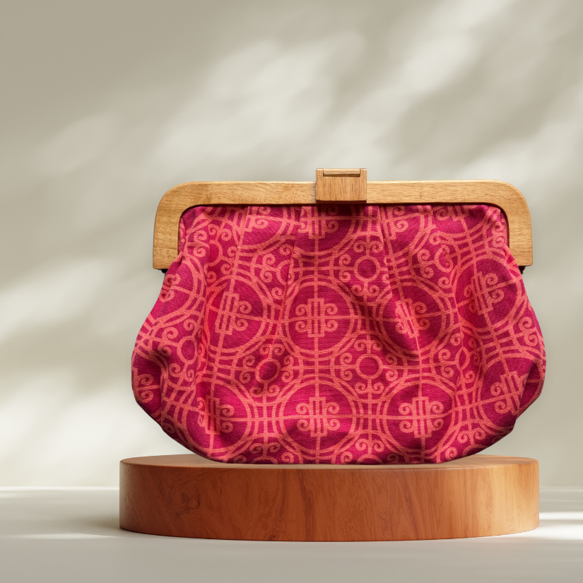 CLUTCH CON CIERRE DE MADERA | OLD NAVY