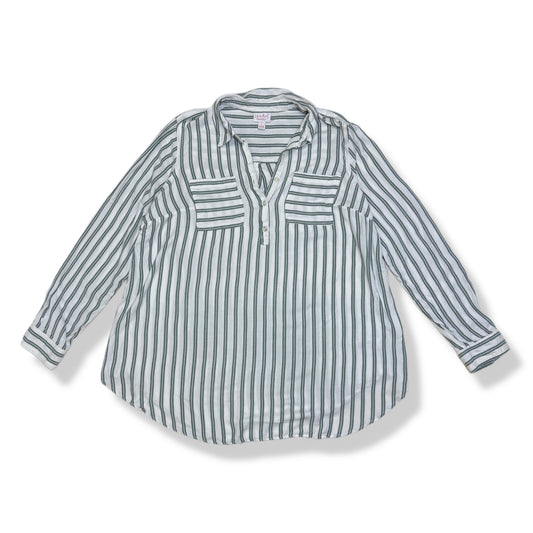 BLUSA DE RAYAS MANGA LARGA (MATERNIDAD) | ISABEL MATERNITY | TALLA L