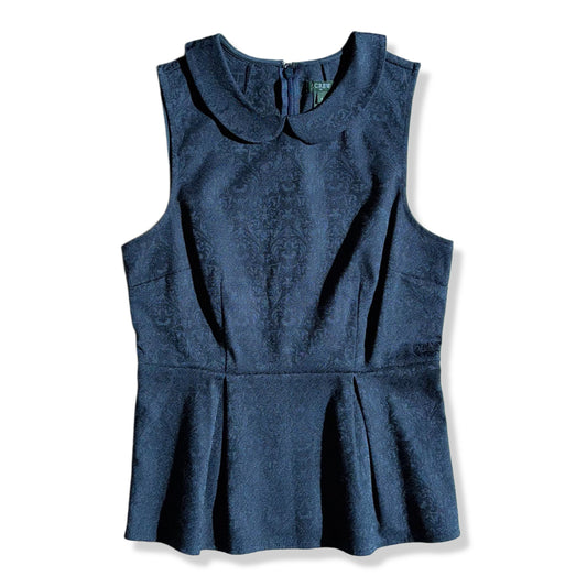 BLUSA PEPLUM AZUL MARINO | J.CREW | TALLA 2