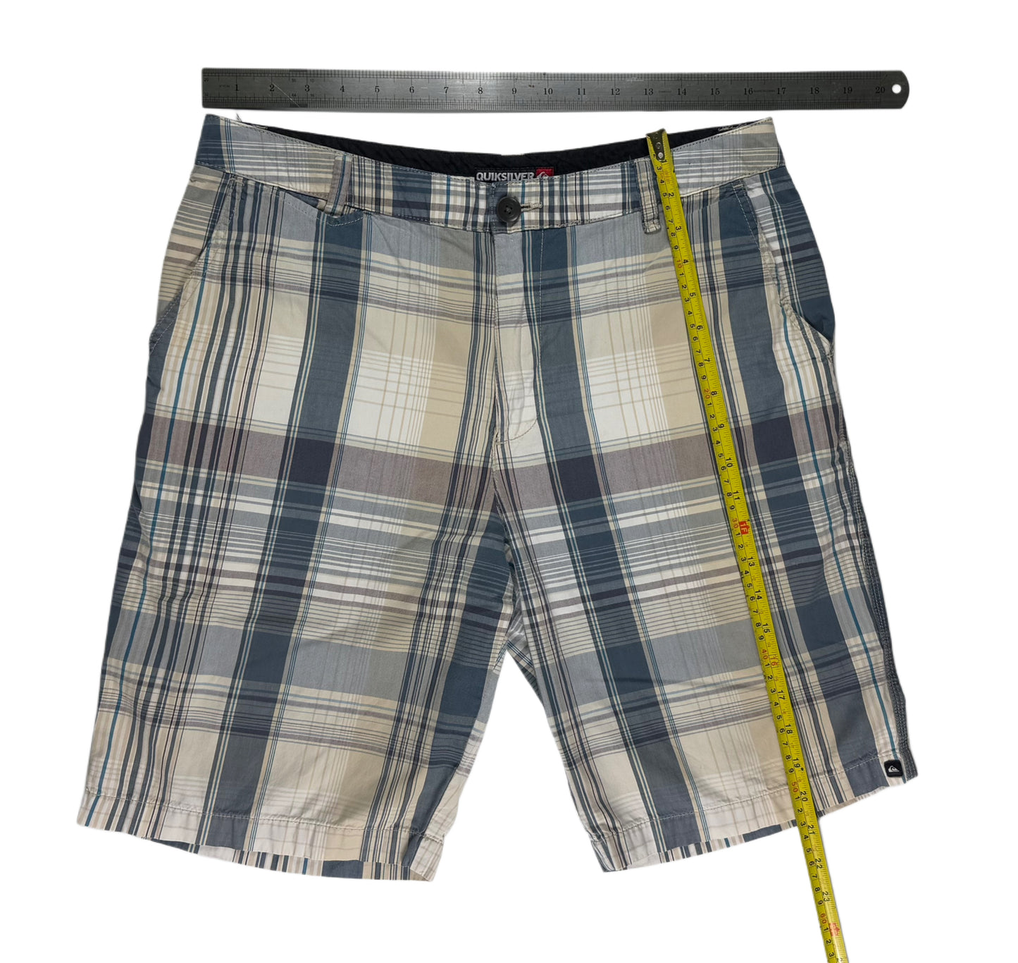 SHORTS DE CUADROS ESTULO SURF | QUIKSILVER | TALLA 32