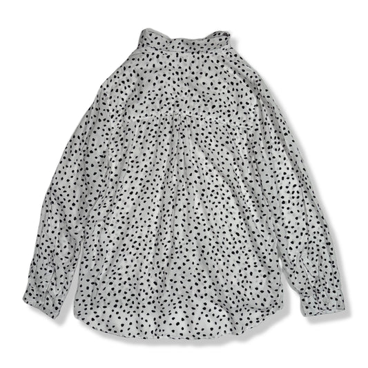 BLUSA ESTAMPADA BLANCA Y NEGRA | BEACHLUNCHLOUNGE | TALLA L