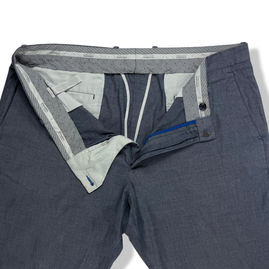 PANTALÓN AZUL OSCURO SLIM FIT | PERRY ELLIS PORTFOLIO | TALLA 38X30
