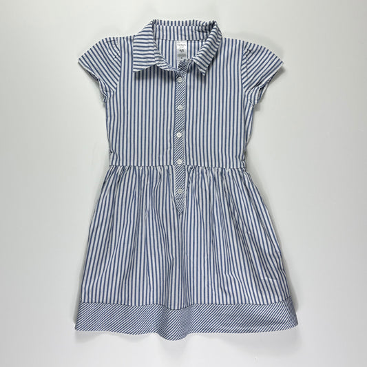 VESTIDO INFANTIL DE RAYAS AZUL Y BLANCO | CARTER’S | TALLA 4-5