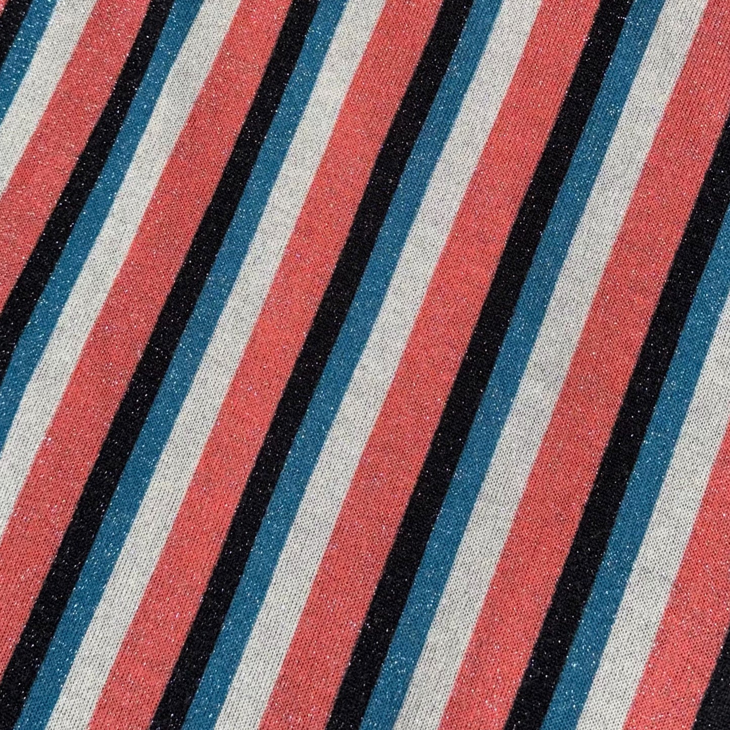 VESTIDO LARGO DE RAYAS CON BRILLO | MIMI CHICA | TALLA L