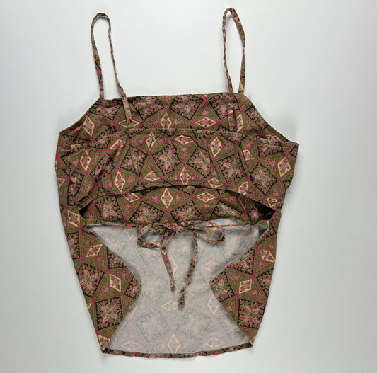 TOP ESTAMPADO DE TIRANTES FINOS | I.N. SAN FRANCISCO | TALLA M