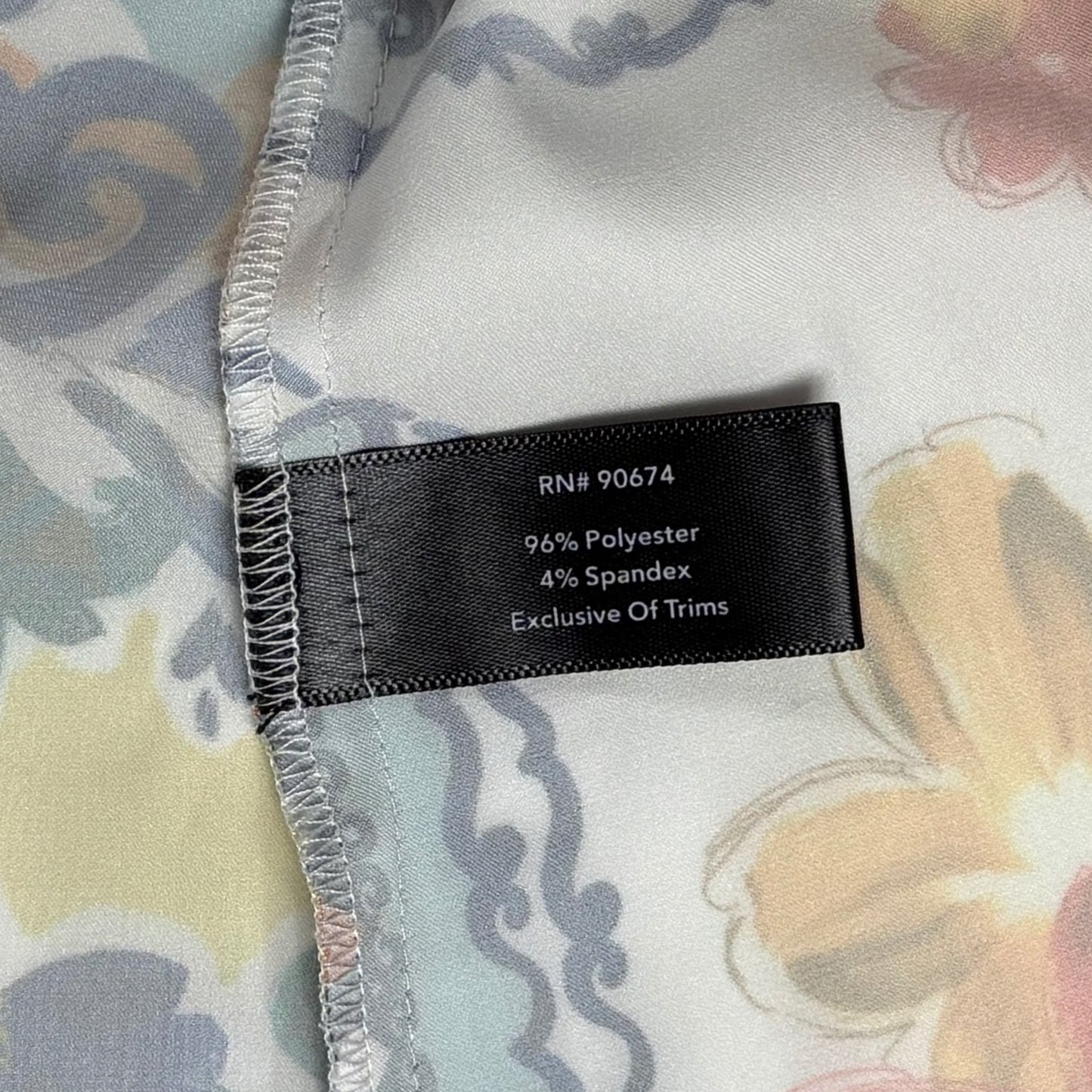 BLUSA SATINADA MANGA LARGA | BOSTON PROPER | TALLA 10 (M)
