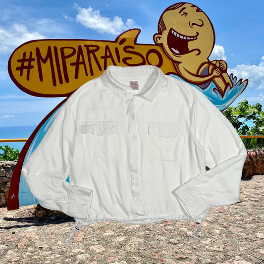 CAMISA JUVENIL CON BOLSILLOS FRONTALES | NO BOUNDARIES | XXL