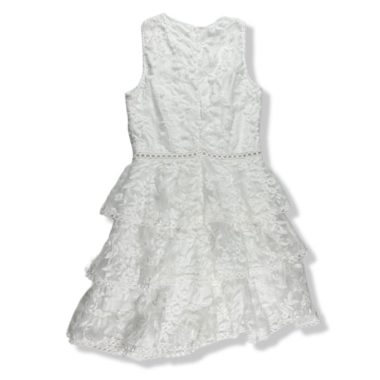 VESTIDO BLANCO BORDADO JUNIOR | EILLYBAZAR | TALLA L