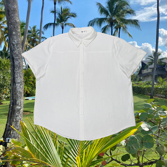 CAMISA DE ALGODÓN BLANCA | HOTOUCH | XL