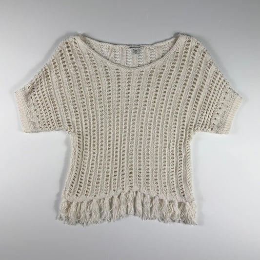 TOP TEJIDO CON FLECOS | AMERICAN EAGLE OUTFITTERS | XS