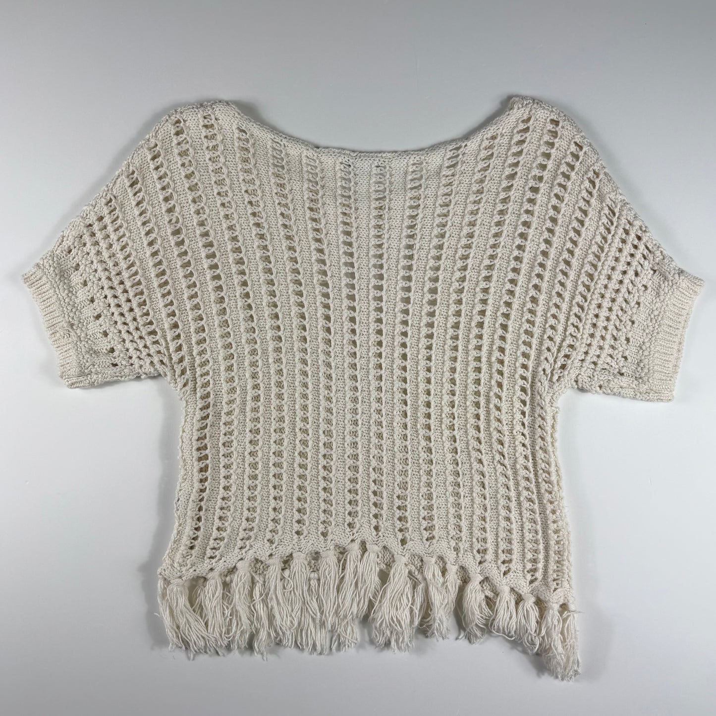 TOP TEJIDO CON FLECOS | AMERICAN EAGLE OUTFITTERS | XS