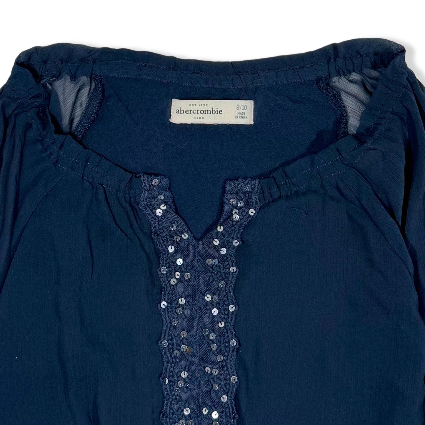 VESTIDO CON LENTEJUELAS PARA NIÑAS | ABERCROMBIE | 9/10