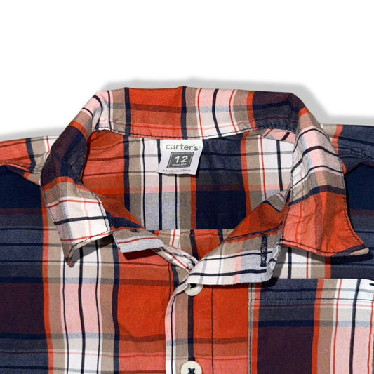 CAMISA DE CUADROS PARA BEBÉ | CARTER'S | 12M