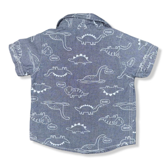 CAMISA DE DINOSAURIOS PARA BEBÉ | CARTER'S | 12M