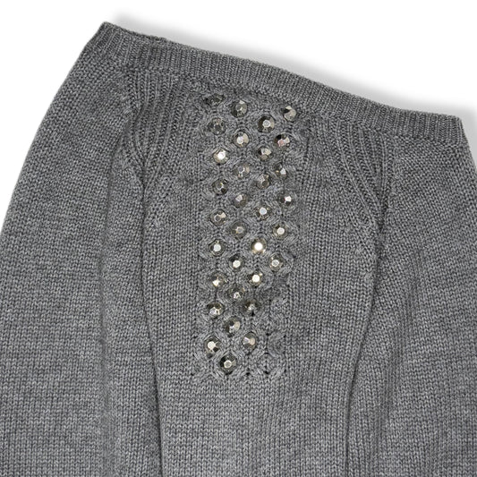 SWEATER DE LANA CON APLICACIONES | SANDRO | TALLA 1 (US 4)