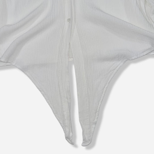 BLUSA BLANCA CON LAZO | H&M | 2