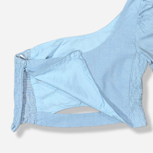 CROP TOP ASIMÉTRICO | ZARA | S