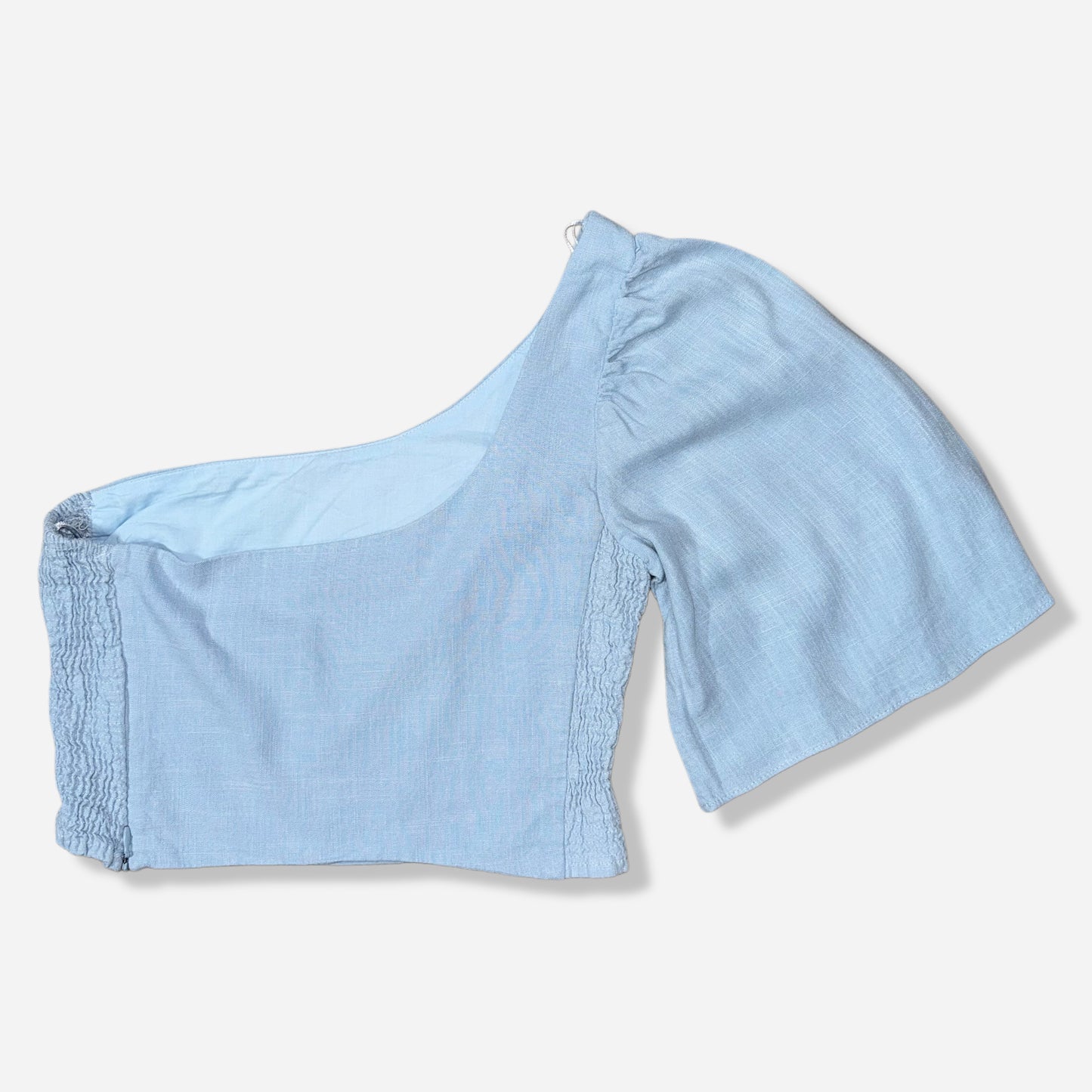 CROP TOP ASIMÉTRICO | ZARA | S