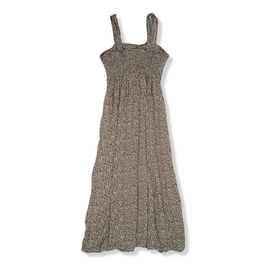 VESTIDO MAXI ANIMAL PRINT CON BOTONES | JAPNA | S