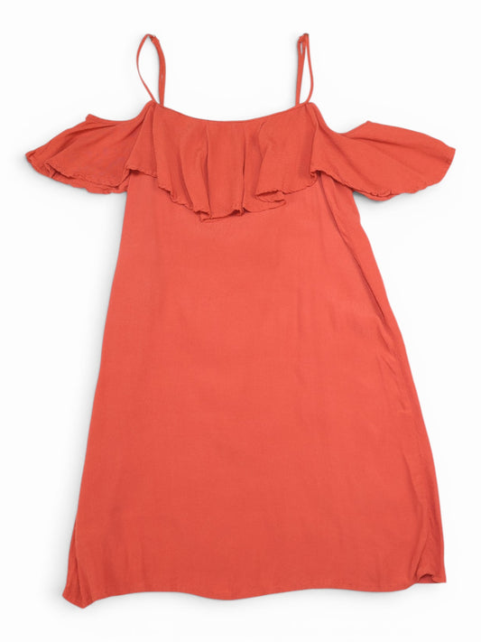VESTIDO CORTO CON HOMBROS DESCUBIERTOS | FOREVER 21 | TALLA S