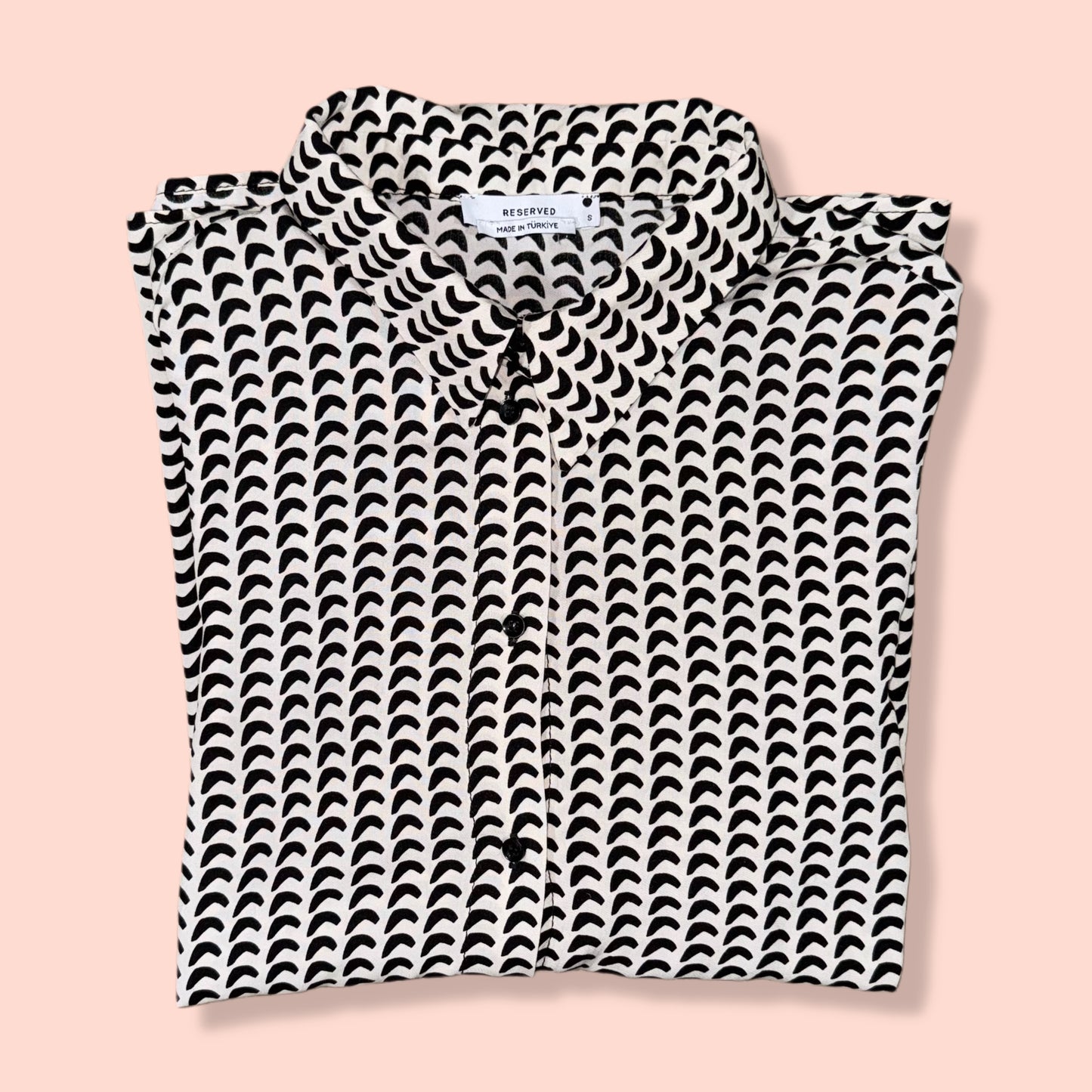 CAMISA MANGA LARGA ESTAMPADA | RESERVED | TALLA S