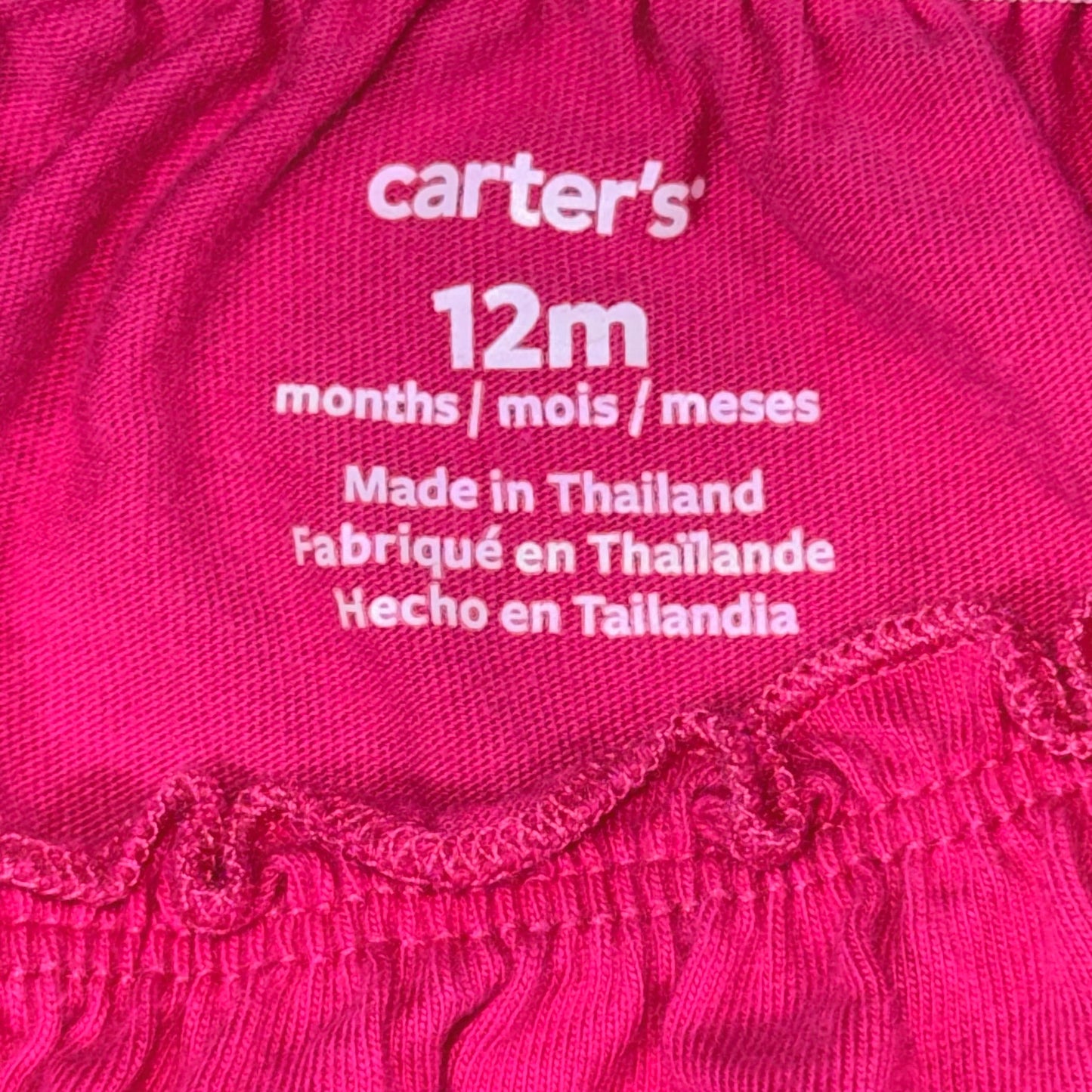 ENTERIZO ROSADO PARA BEBÉ | CARTER'S | 12M