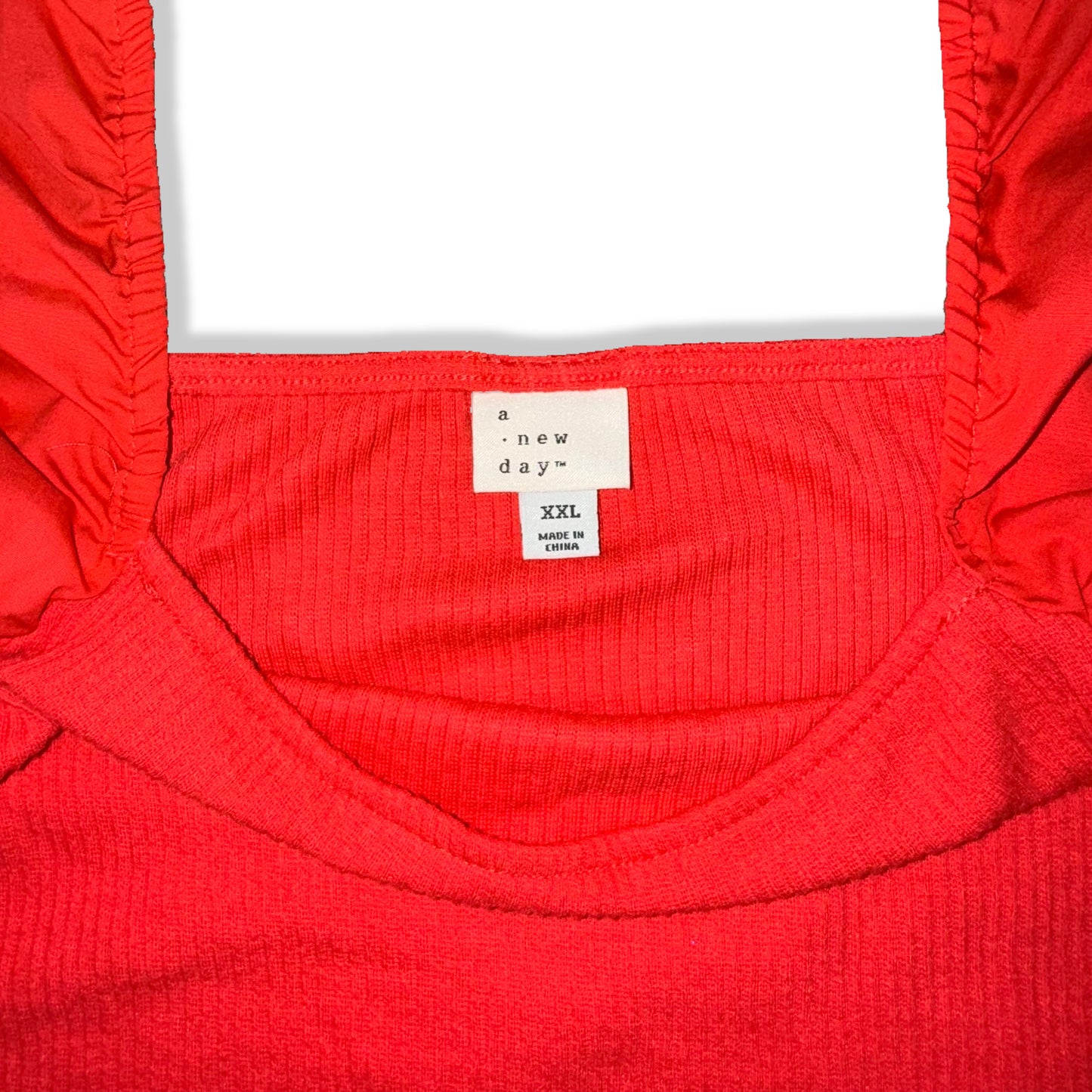 BLUSA ROJA CON MANGAS DE MARIPOSA | A NEW DAY | XXL