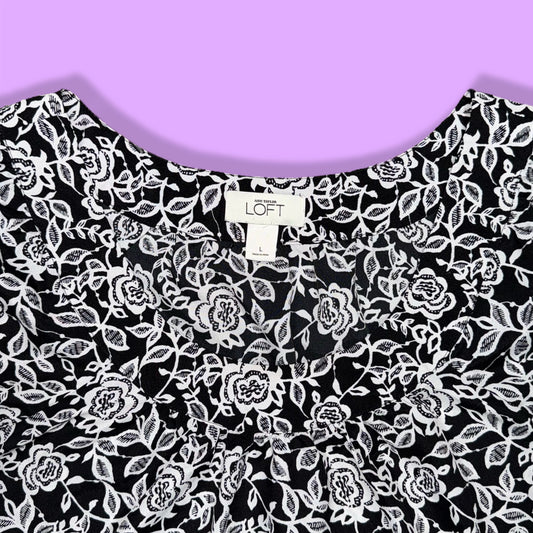 BLUSA ESTAMPADA | LOFT | L