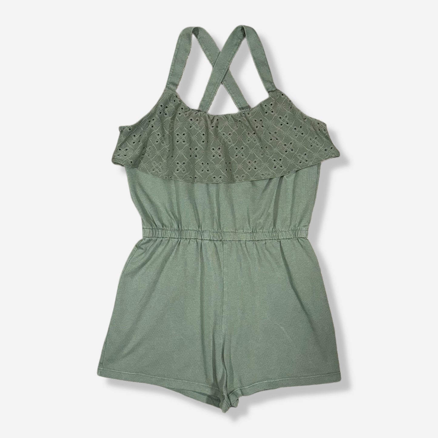 ENTERIZO CON VOLANTE PARA NIÑA | OLD NAVY | XL (14)