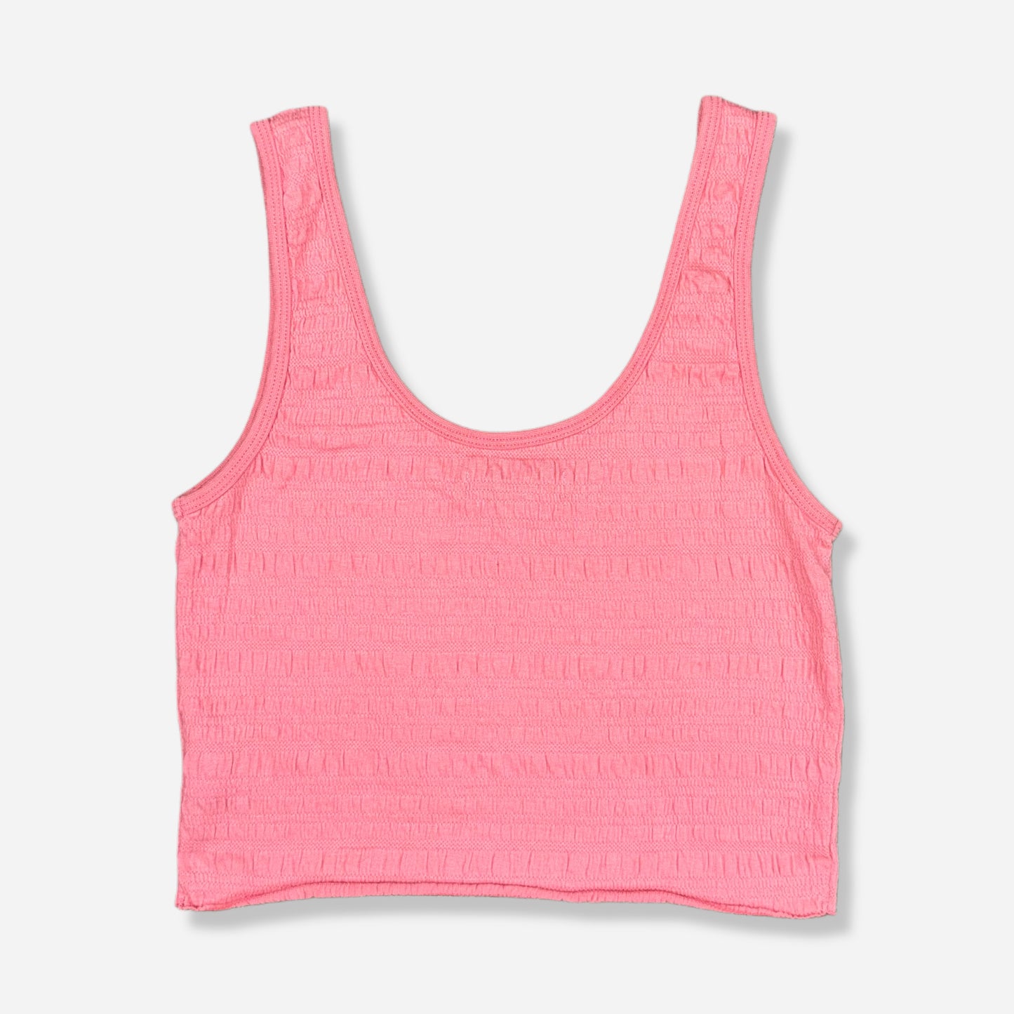 CROP TOP ROSADO FRUNCIDO | AMERICAN EAGLE | S
