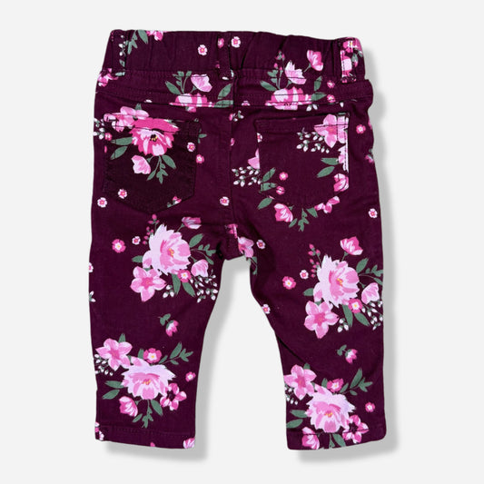 JEGGINGS FLORAL PARA BEBÉ | GARNIMALS | 3-6M