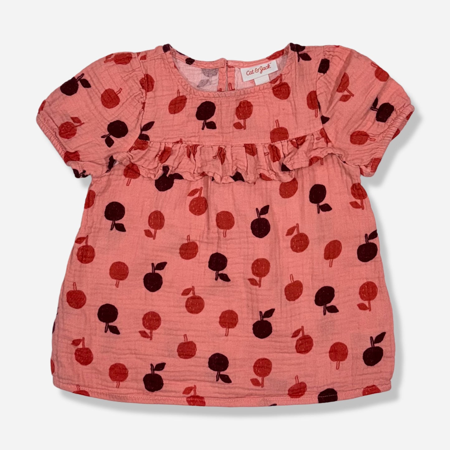 TOP CON ESTAMPADO DE MANZANAS PARA NIÑA | CAT & JACK | 4