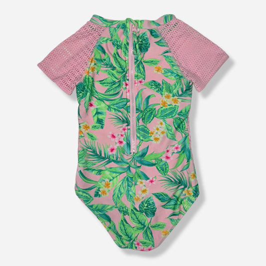 TRAJE DE BAÑO PARA NIÑA CON ESTAMPADO TROPICAL | ART CLASS | S (6)