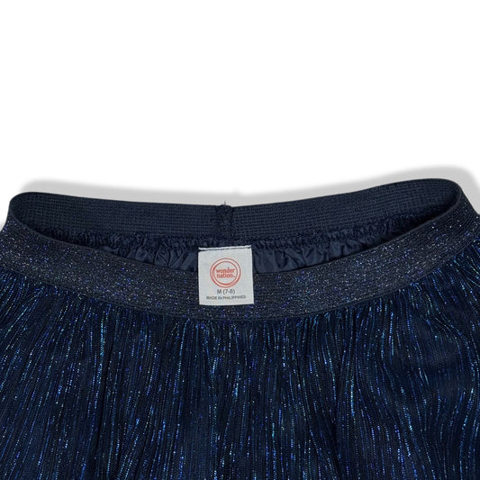 FALDA PLISADA METÁLICA PARA NIÑA | WONDER NATION | M (7/8)