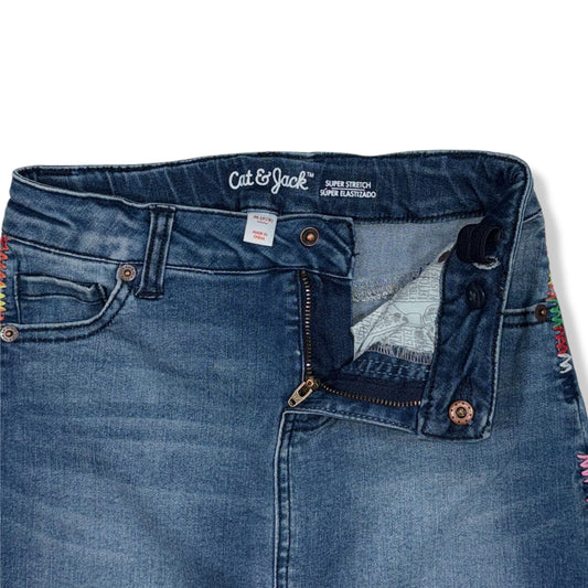 FALDA DENIM SUPER STRETCH PARA NIÑAS | CAT & JACK | M (7/8)