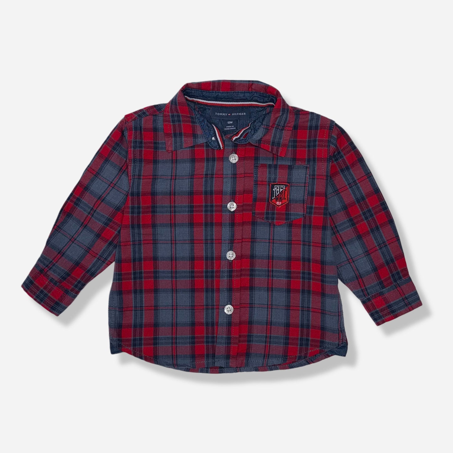 CAMISA DE CUADROS PARA BEBÉ | TOMMY HILFIGER | 12M