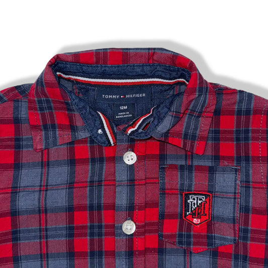 CAMISA DE CUADROS PARA BEBÉ | TOMMY HILFIGER | 12M