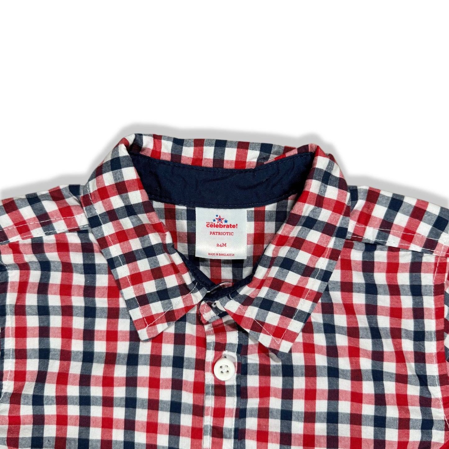 MAMELUCO DE CUADROS | CELEBRATE! PATRIOTIC | 24M
