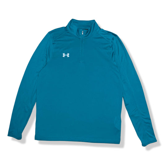 SUÉTER DEPORTIVO 1/4 ZIP TURQUESA | UNDER ARMOUR | TALLA M