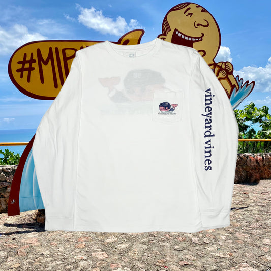CAMISETA MANGA LARGA BLANCA | VINEYARD VINES | L
