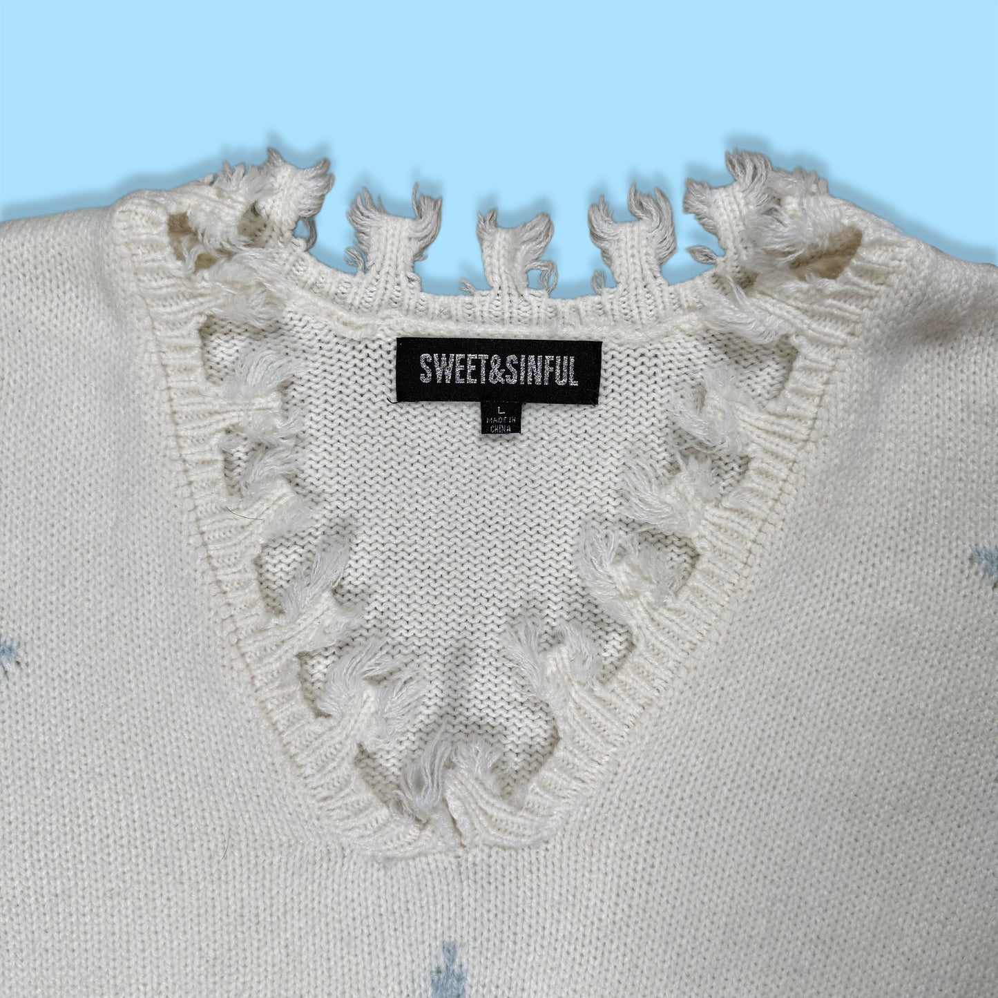 SWEATER CON ESTRELLAS | SWEET&SINFUL | L