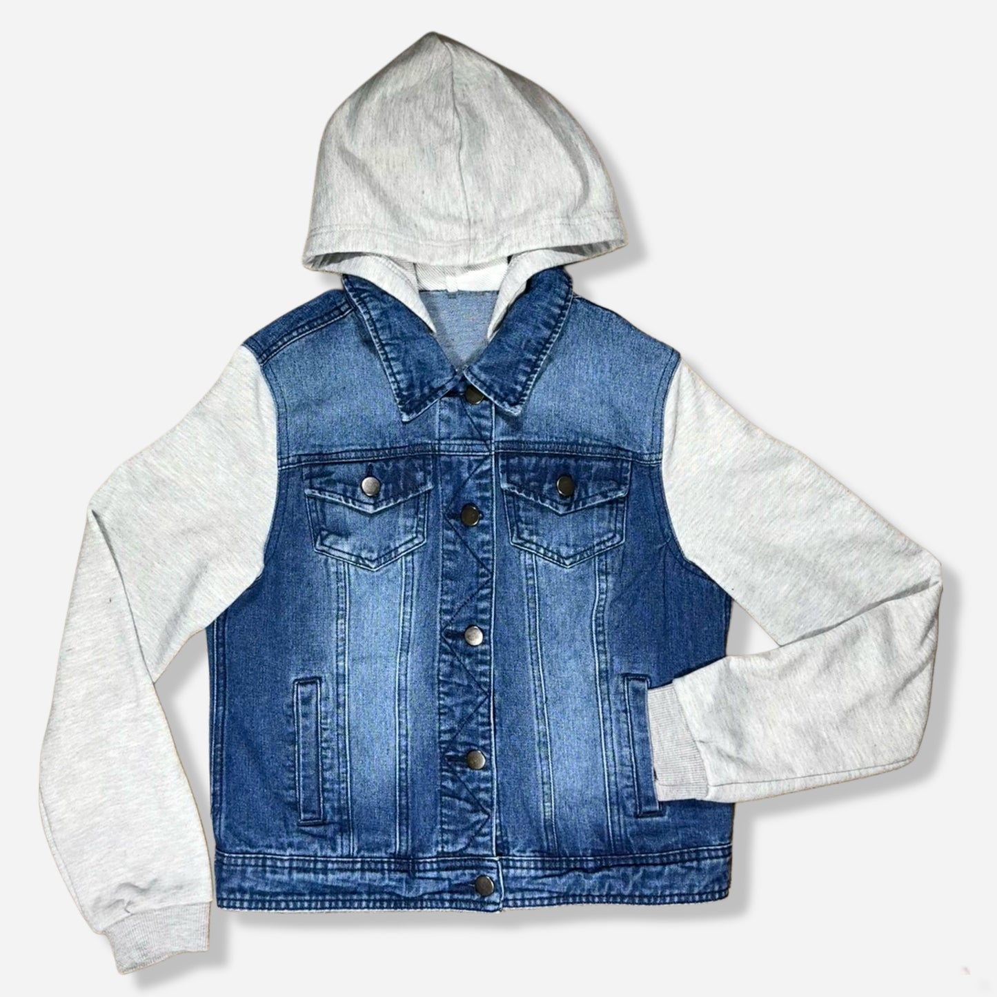CHAQUETA JEAN CON CAPUCHA PARA NIÑO | M