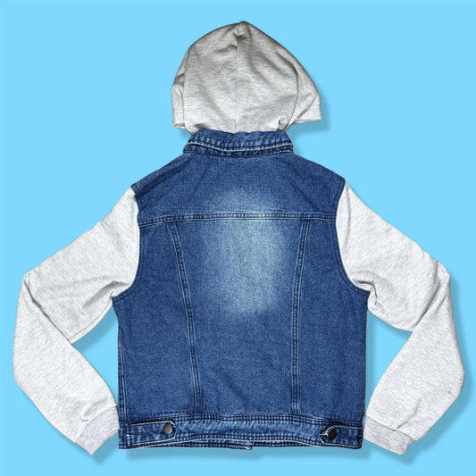 CHAQUETA JEAN CON CAPUCHA PARA NIÑO | M
