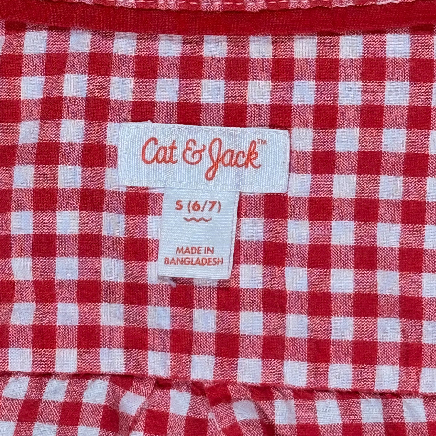 CAMISA DE CUADROS | CAT & JACK | S (6/7)