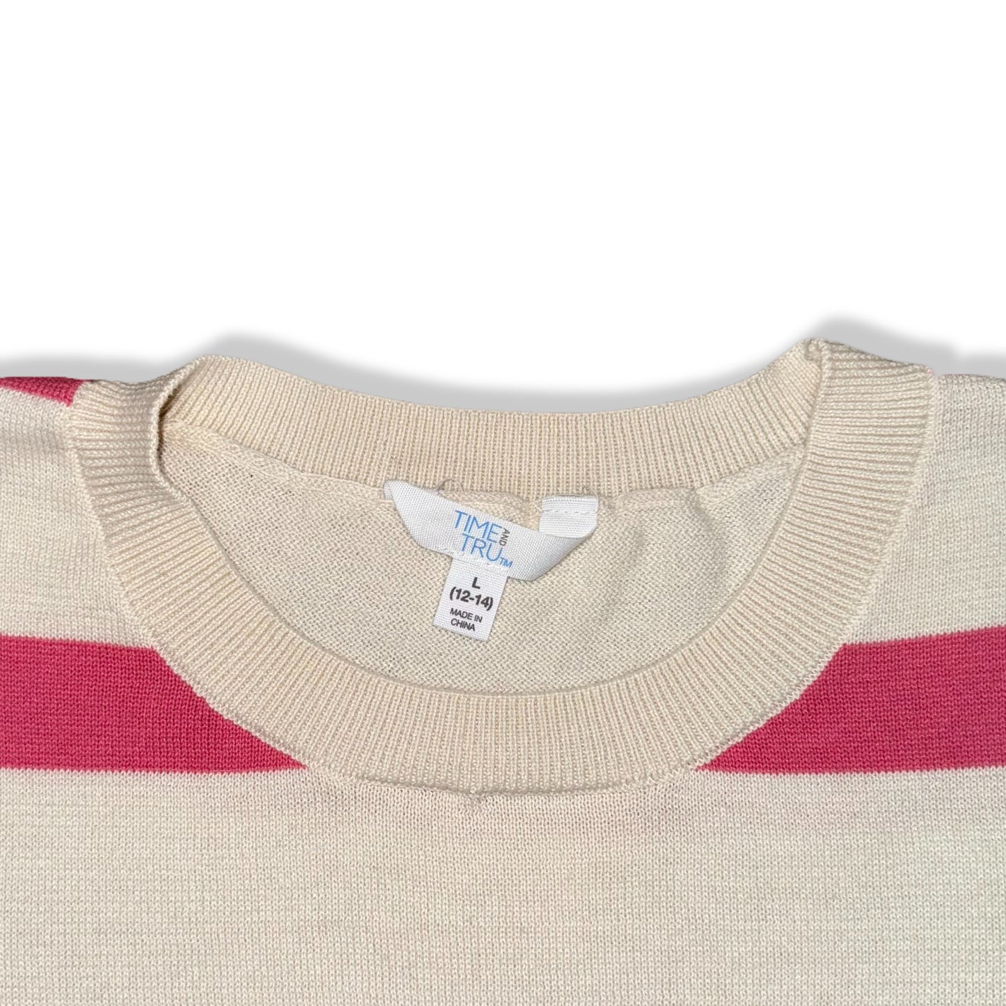 SUÉTER DE CORAZÓN | TIME AND TRU | TALLA L